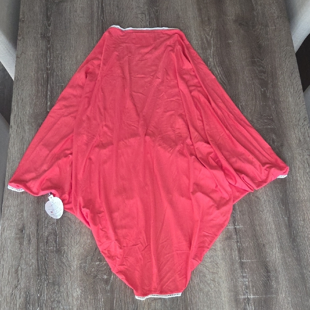 NEW! SUN50 UPF 50+ Swim Beach Shrug Kimono Coverup Cardigan with White Trim - Picture 13 of 13